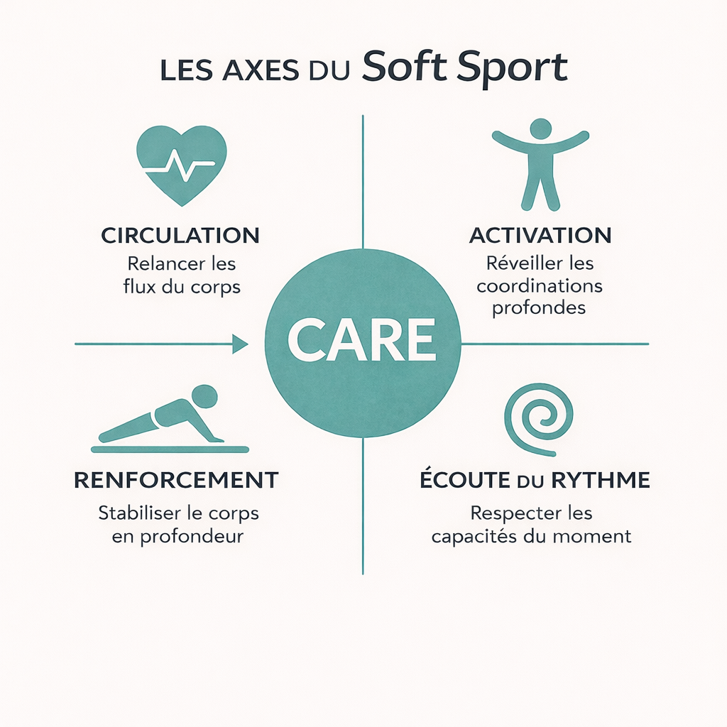 axes Soft-SPORT mouvement réparateur